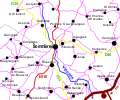 situation sur la carte